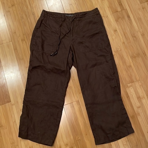 Liz Claiborne Pants - Liz Claiborne Linen Capris Size 4